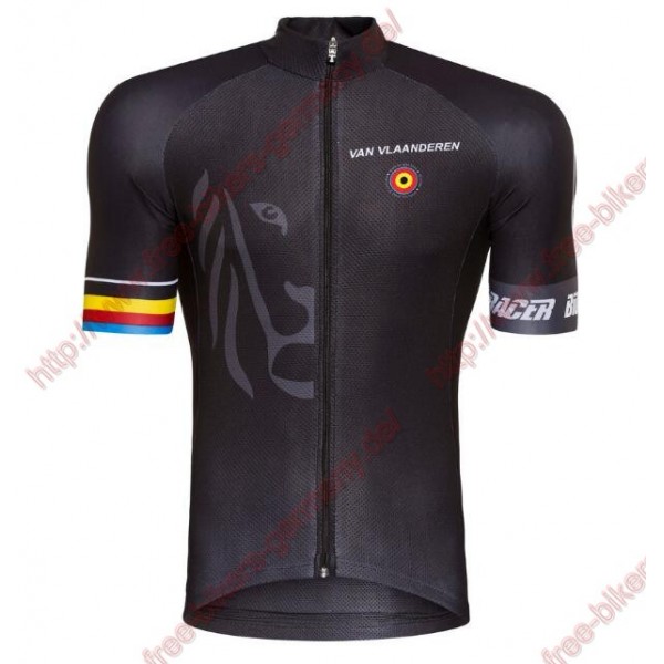 Radsport Bioracer Van Vlaanderen schwarz 2018 Trikot Kurzarm Radsport Bioracer Van Vlaanderen schwarz 2018 Trikot Kurzarm