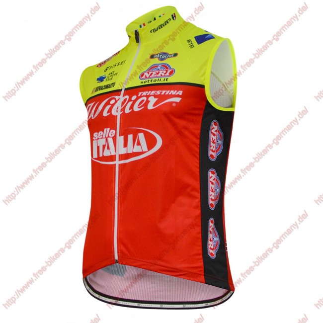 Radsport Wilier Selle Italia 2018 Windstopper ärmelloses Trikot Kurz Radsport Wilier Selle Italia 2018 Windstopper ärmelloses Trikot Kurz