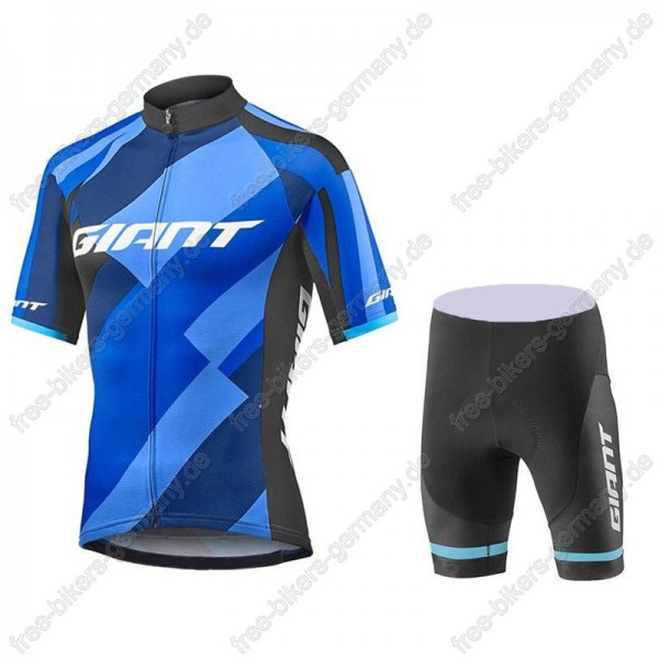 Giant Elevate blau Radbekleidung Satz Trikot Kurzarm+Fahrradhose 2018 Giant Elevate blau Radbekleidung Satz Trikot Kurzarm+Fahrradhose 2018