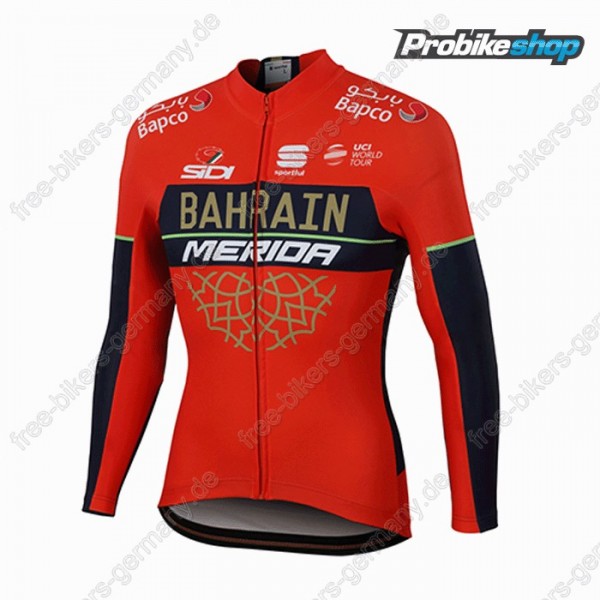 Profiteam 2018 BAHRAIN MERIDA Pro Trikot Langarm Profiteam 2018 BAHRAIN MERIDA Pro Trikot Langarm