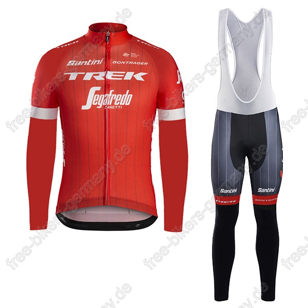 Profiteam 2018 TREK SEGAFREDO Pro rot Fahrradbekleidung Trikot Langarm+Lang Trägerhose Profiteam 2018 TREK SEGAFREDO Pro rot Fahrradbekleidung Trikot Langarm+Lang Trägerhose