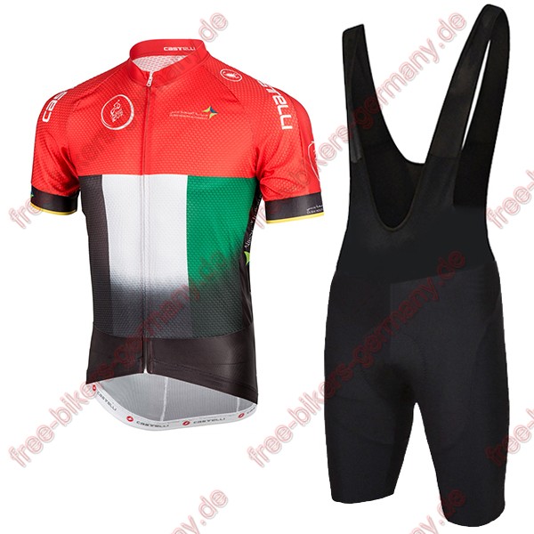 Profiteam 2018 Dubai Tour Sprint Radbekleidung Satz Trikot Kurzarm+Trägerhosen Set Profiteam 2018 Dubai Tour Sprint Radbekleidung Satz Trikot Kurzarm+Trägerhosen Set