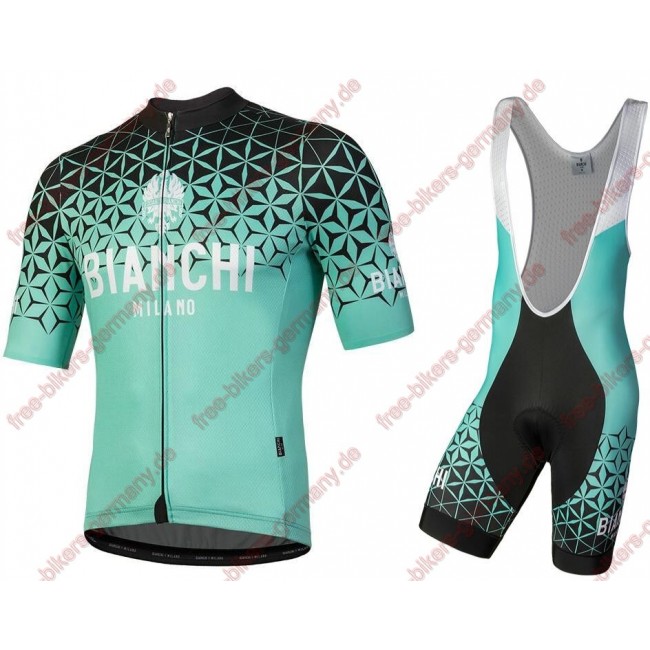 Profiteam 2018 Bianchi Milano Conca Blau Radbekleidung Satz Trikot Kurzarm+Trägerhosen Sets 23452UC Profiteam 2018 Bianchi Milano Conca Blau Radbekleidung Satz Trikot Kurzarm+Trägerhosen Sets 23452UC
