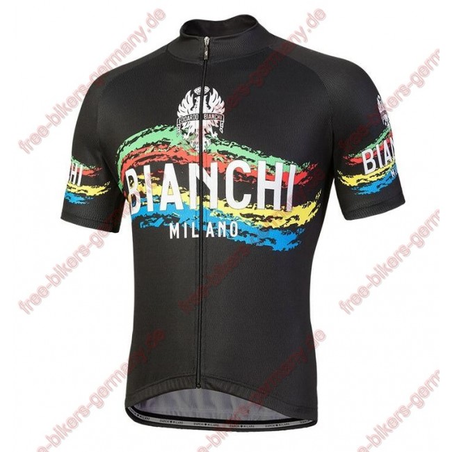Profiteam 2018 Bianchi Milano Misegna schwarz Trikot Kurzarm 44253LZ Profiteam 2018 Bianchi Milano Misegna schwarz Trikot Kurzarm 44253LZ