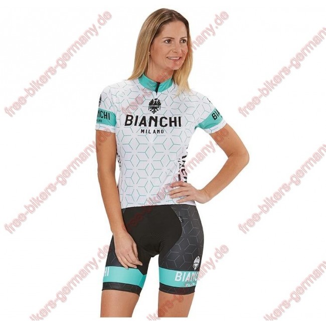 Profiteam 2018 Bianchi Milano Nevola Weiß Damen Fahrradbekleidung Trikot Kurzarm+Radhose 45168DM Profiteam 2018 Bianchi Milano Nevola Weiß Damen Fahrradbekleidung Trikot Kurzarm+Radhose 45168DM