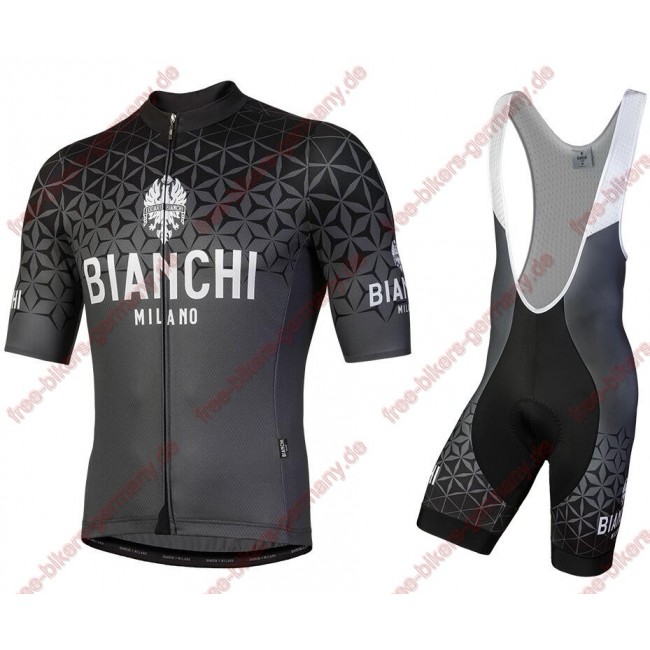 Profiteam 2018 Bianchi Milano schwarz Radbekleidung Satz Trikot Kurzarm+Trägerhosen Sets 62566XF Profiteam 2018 Bianchi Milano schwarz Radbekleidung Satz Trikot Kurzarm+Trägerhosen Sets 62566XF