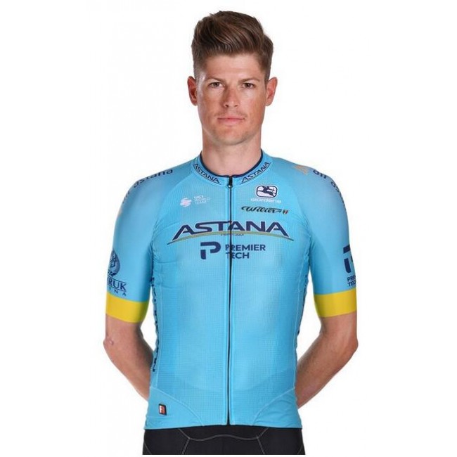 Fahrradbekleidung Radsport 2020 Astana Pro Team Trikot Kurzarm Outlet blau Fahrradbekleidung Radsport 2020 Astana Pro Team Trikot Kurzarm Outlet blau