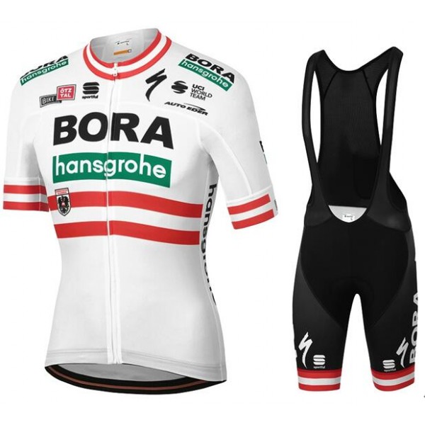 Fahrradbekleidung Radsport 2020 BORA-hansgrohe Campione austriaco Radbekleidung Satz Trikot Kurzarm+Trägerhosen Set Outlet Fahrradbekleidung Radsport 2020 BORA-hansgrohe Campione austriaco Radbekleidung Satz Trikot Kurzarm+Trägerhosen Set Outlet