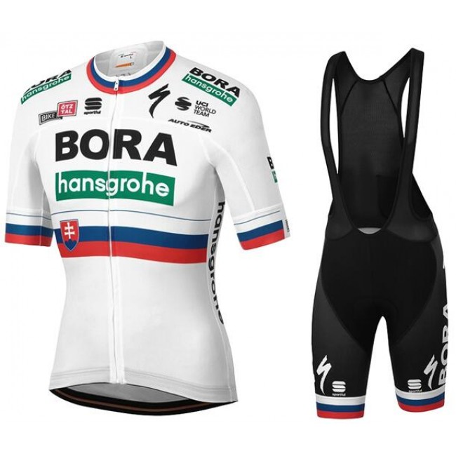 Fahrradbekleidung Radsport 2020 BORA-hansgrohe Slowakischer Meister Radbekleidung Satz Trikot Kurzarm+Trägerhosen Set Outlet Fahrradbekleidung Radsport 2020 BORA-hansgrohe Slowakischer Meister Radbekleidung Satz Trikot Kurzarm+Trägerhosen Set Outlet