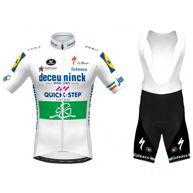 Fahrradbekleidung Radsport 2020 DECEUNINCK QUICK-STEP Irish Champion Radbekleidung Satz Trikot Kurzarm+Trägerhosen Set Outlet Fahrradbekleidung Radsport 2020 DECEUNINCK QUICK-STEP Irish Champion Radbekleidung Satz Trikot Kurzarm+Trägerhosen Set Outlet