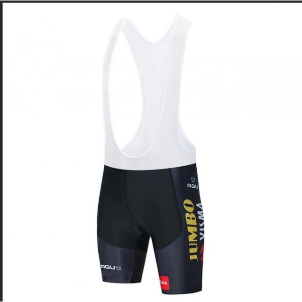 Fahrradbekleidung Radsport 2020 TEAM JUMBO-VISMA Trägerhosen Set Fahrradbekleidung Radsport 2020 TEAM JUMBO-VISMA Trägerhosen Set
