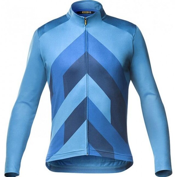 Fahrradbekleidung Radsport 2020 MAVIC Cosmic Graphic Trikot Langarmblau Fahrradbekleidung Radsport 2020 MAVIC Cosmic Graphic Trikot Langarmblau