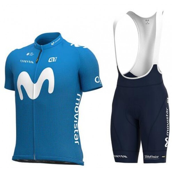 Fahrradbekleidung Radsport 2020 Movistar Radbekleidung Satz Trikot Kurzarm+Trägerhosen Set Outlet Fahrradbekleidung Radsport 2020 Movistar Radbekleidung Satz Trikot Kurzarm+Trägerhosen Set Outlet