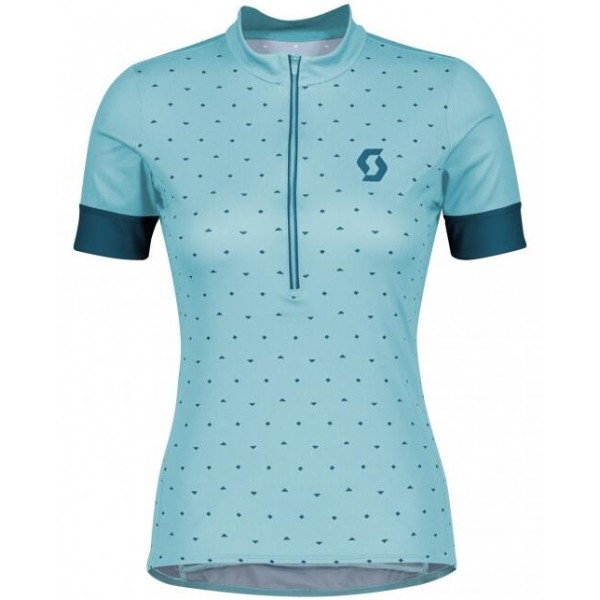 Fahrradbekleidung Radsport 2020 Damen SCOTT Endurance 20 Trikot Kurzarm Outlet blau