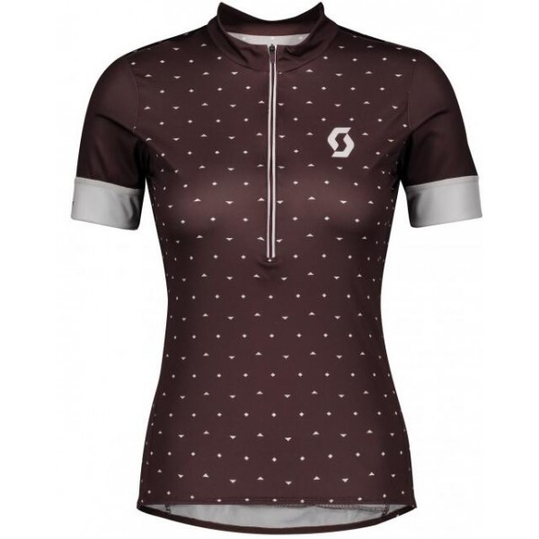 Fahrradbekleidung Radsport 2020 Damen SCOTT Endurance 20 Trikot Kurzarm Outlet marrone