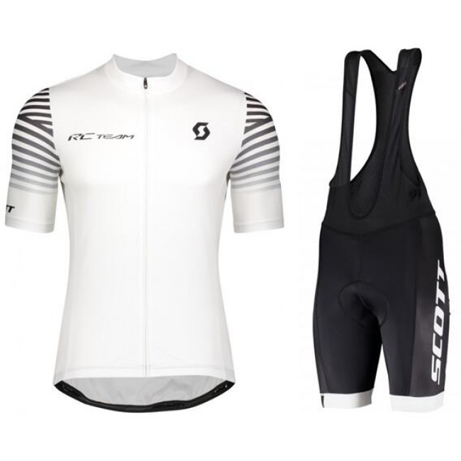Fahrradbekleidung Radsport 2020 SCOTT RC TEAM 10 Radbekleidung Satz Trikot Kurzarm+Trägerhosen Set Outlet Weiß Fahrradbekleidung Radsport 2020 SCOTT RC TEAM 10 Radbekleidung Satz Trikot Kurzarm+Trägerhosen Set Outlet Weiß
