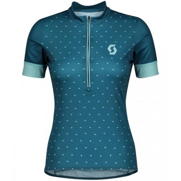 Fahrradbekleidung Radsport 2020 Damen SCOTT Endurance 20 Trikot Kurzarm Outlet Dunkelblau