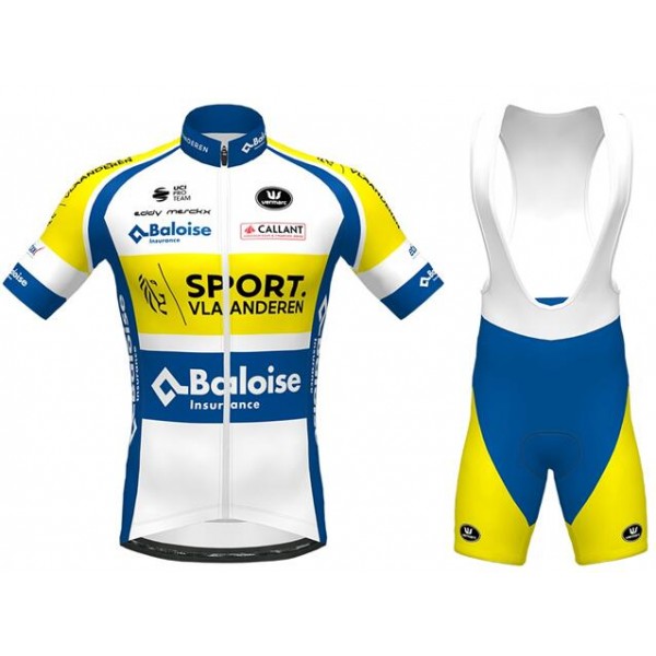 Fahrradbekleidung Radsport 2020 Sport Vlaanderen-Baloise Vermarc Radbekleidung Satz Trikot Kurzarm+Trägerhosen Set Outlet Fahrradbekleidung Radsport 2020 Sport Vlaanderen-Baloise Vermarc Radbekleidung Satz Trikot Kurzarm+Trägerhosen Set Outlet