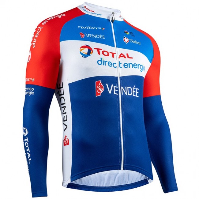 Fahrradbekleidung Radsport 2020 Team Total Direct Energie Trikot Kurzarm Fahrradbekleidung Radsport 2020 Team Total Direct Energie Trikot Kurzarm