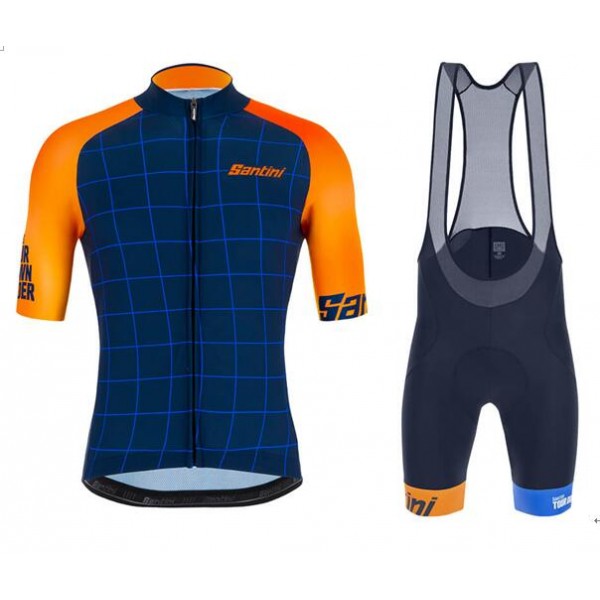 Fahrradbekleidung Radsport 2020 TOUR DOWN UNDER Radbekleidung Satz Trikot Kurzarm+Trägerhosen Set Outlet blau Fahrradbekleidung Radsport 2020 TOUR DOWN UNDER Radbekleidung Satz Trikot Kurzarm+Trägerhosen Set Outlet blau