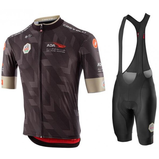 Fahrradbekleidung Radsport 2020 UAE Tour Radbekleidung Satz Trikot Kurzarm+Trägerhosen Set Outlet schwarz Fahrradbekleidung Radsport 2020 UAE Tour Radbekleidung Satz Trikot Kurzarm+Trägerhosen Set Outlet schwarz