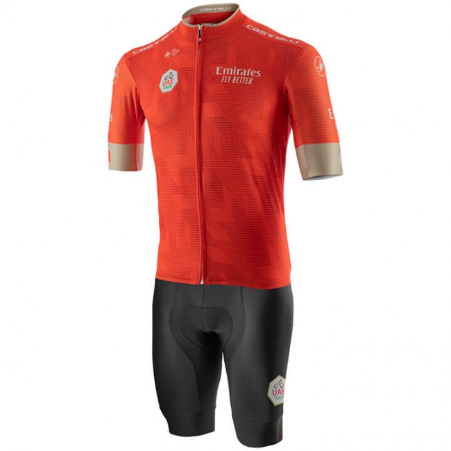Fahrradbekleidung Radsport 2020 UAE Tour Radbekleidung Satz Trikot Kurzarm+Fahrradhose Set Outlet Orange Fahrradbekleidung Radsport 2020 UAE Tour Radbekleidung Satz Trikot Kurzarm+Fahrradhose Set Outlet Orange