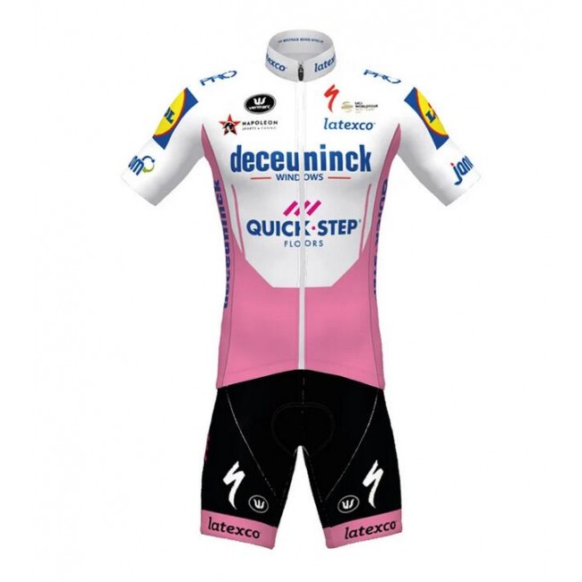 Fahrradbekleidung Radsport 2020 DECEUNINCK QUICK-STEP Giro d' Italia Radbekleidung Satz Trikot Kurzarm+Trägerhosen Set Outle Fahrradbekleidung Radsport 2020 DECEUNINCK QUICK-STEP Giro d' Italia Radbekleidung Satz Trikot Kurzarm+Trägerhosen Set Outle