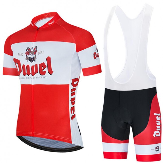 Fahrradbekleidung Radsport 2020 Duvel Beer Radbekleidung Satz Trikot Kurzarm+Trägerhosen Set Outlet rot J8BU4 Fahrradbekleidung Radsport 2020 Duvel Beer Radbekleidung Satz Trikot Kurzarm+Trägerhosen Set Outlet rot J8BU4