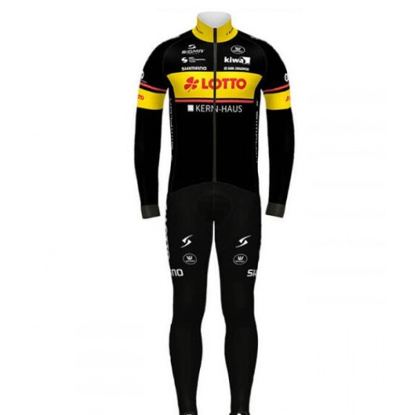 Fahrradbekleidung Radsport 2020 LOTTO KERNHAUS Set Radbekleidung Trikot Langarm+ Trägerhosen 40QM2 Fahrradbekleidung Radsport 2020 LOTTO KERNHAUS Set Radbekleidung Trikot Langarm+ Trägerhosen 40QM2