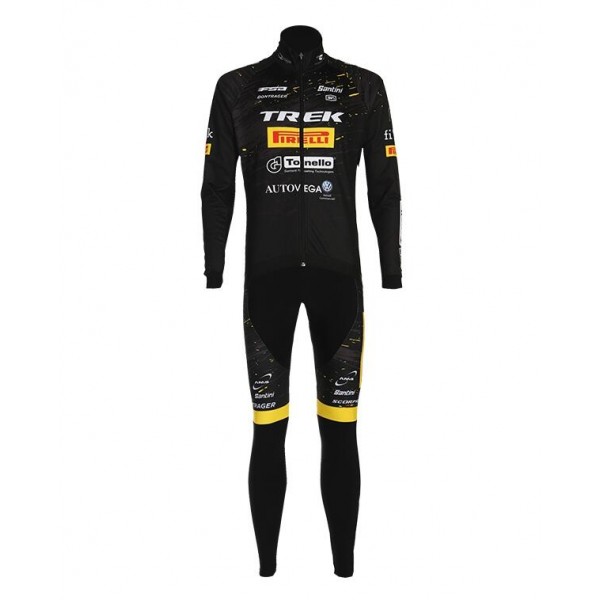 Fahrradbekleidung Radsport 2020 TREK PIRELLI Set Radbekleidung Trikot Langarm+ Trägerhosen Schwarz TYS4U Fahrradbekleidung Radsport 2020 TREK PIRELLI Set Radbekleidung Trikot Langarm+ Trägerhosen Schwarz TYS4U