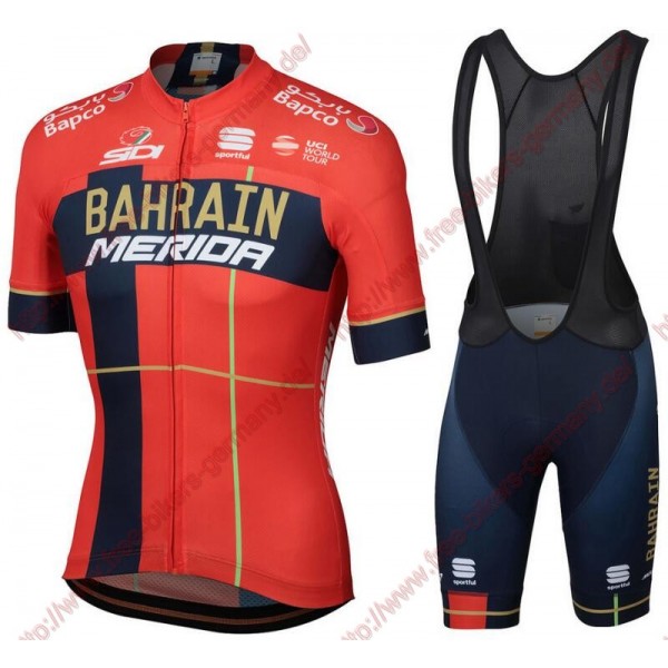 Profiteams Team Bahrain Merida 2019 Radbekleidung Satz Trikot Kurzarm+Trägerhosen Set Outlet Profiteams Team Bahrain Merida 2019 Radbekleidung Satz Trikot Kurzarm+Trägerhosen Set Outlet