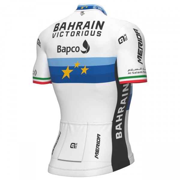 Bahrain Victorious Europameister 2022 Radtrikot kurzarm-ALE Bahrain Victorious Europameister 2022 Radtrikot kurzarm-ALE