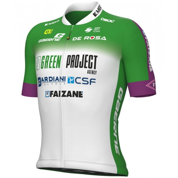 Green Project-Bardiani Csf-Faizane' 2023 Radtrikot kurzarm(langer RV)-ALE Green Project-Bardiani Csf-Faizane' 2023 Radtrikot kurzarm(langer RV)-ALE