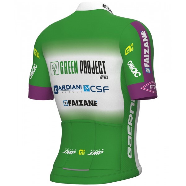 Green Project-Bardiani Csf-Faizane' 2023 Radtrikot kurzarm(langer RV)-ALE Green Project-Bardiani Csf-Faizane' 2023 Radtrikot kurzarm(langer RV)-ALE