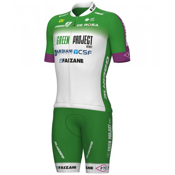 Green Project-Bardiani Csf-Faizane' 2023 Radtrikot kurzarm(langer RV)-ALE Green Project-Bardiani Csf-Faizane' 2023 Radtrikot kurzarm(langer RV)-ALE