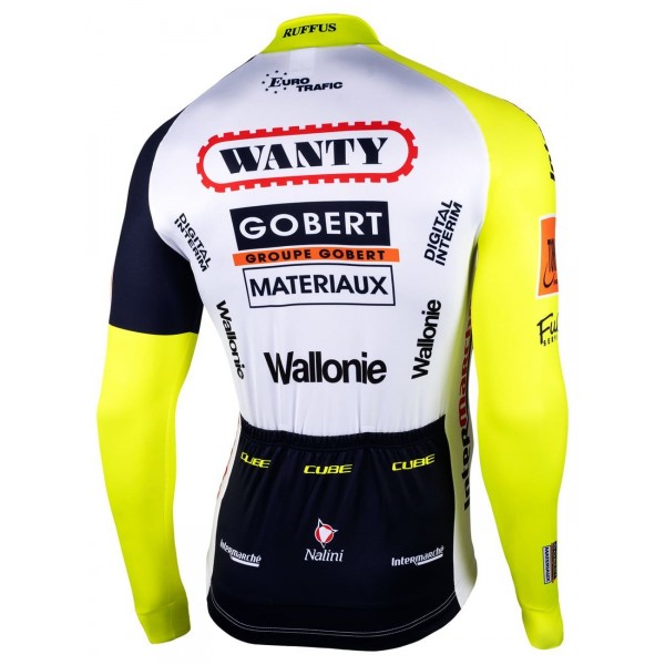 Intermarché-Wanty-Gobert Matériaux 2022 Radtrikot langarm Intermarché-Wanty-Gobert Matériaux 2022 Radtrikot langarm
