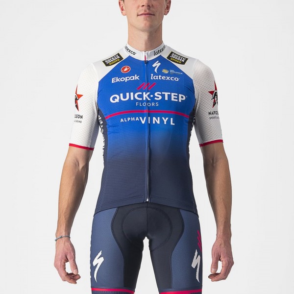 Quick Step-Alpha Vinyl 2022 Competizione Radtrikot kurzarm Quick Step-Alpha Vinyl 2022 Competizione Radtrikot kurzarm