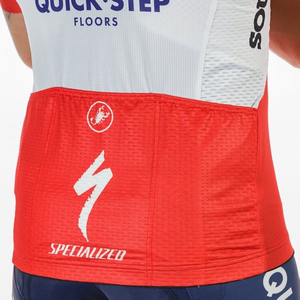Soudal Quick-Step französischer Meister 2023 Competizione Radtrikot kurzarm