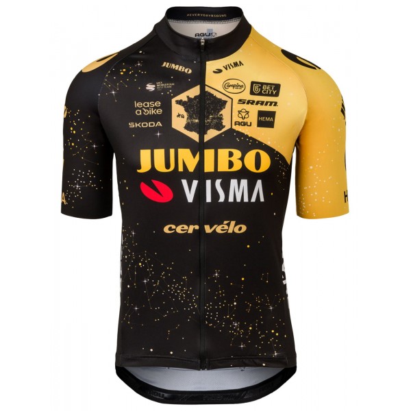 TEAM JUMBO-VISMA Tour de France Edition 2023 Radtrikot kurzarm TEAM JUMBO-VISMA Tour de France Edition 2023 Radtrikot kurzarm