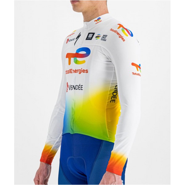 Team TotalEnergies 2022 Radtrikot langarm Team TotalEnergies 2022 Radtrikot langarm