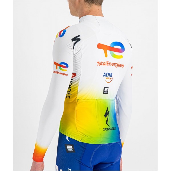 Team TotalEnergies 2022 Radtrikot langarm Team TotalEnergies 2022 Radtrikot langarm