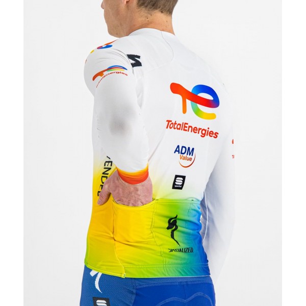 Team TotalEnergies 2022 Radtrikot langarm Team TotalEnergies 2022 Radtrikot langarm