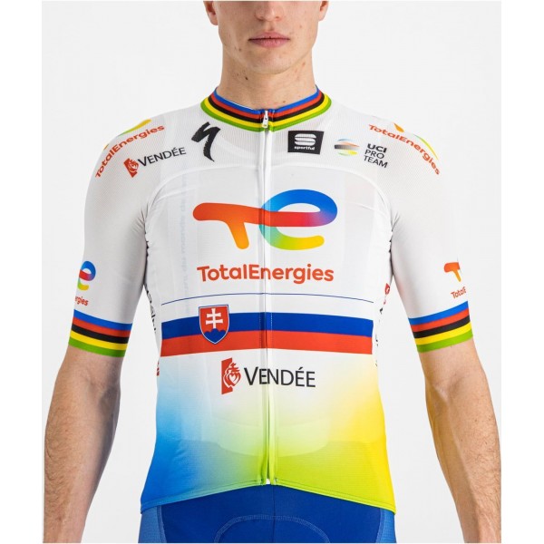 Team TotalEnergies slowakischer Meister Sagan edition 2022 Radtrikot kurzarm Team TotalEnergies slowakischer Meister Sagan edition 2022 Radtrikot kurzarm