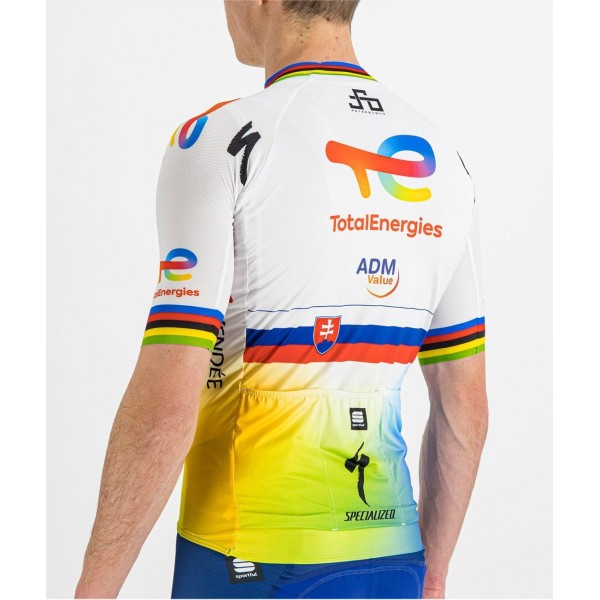 Team TotalEnergies slowakischer Meister Sagan edition 2022 Radtrikot kurzarm Team TotalEnergies slowakischer Meister Sagan edition 2022 Radtrikot kurzarm