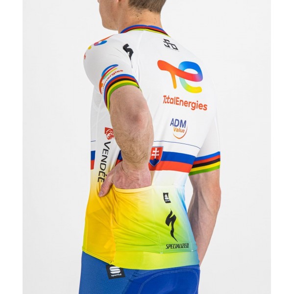 Team TotalEnergies slowakischer Meister Sagan edition 2022 Radtrikot kurzarm Team TotalEnergies slowakischer Meister Sagan edition 2022 Radtrikot kurzarm