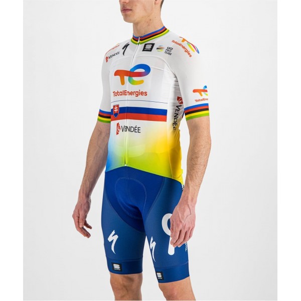 Team TotalEnergies slowakischer Meister Sagan edition 2022 Radtrikot kurzarm Team TotalEnergies slowakischer Meister Sagan edition 2022 Radtrikot kurzarm