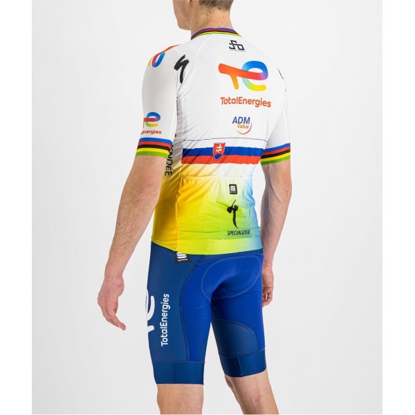 Team TotalEnergies slowakischer Meister Sagan edition 2022 Radtrikot kurzarm Team TotalEnergies slowakischer Meister Sagan edition 2022 Radtrikot kurzarm