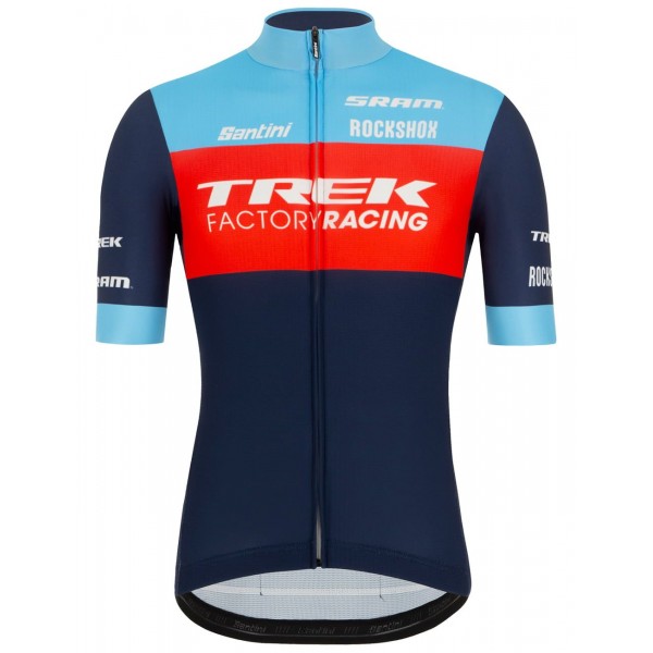 Trek Factory Racing XC 2022 Radtrikot kurzarm(langer Reißverschluss)