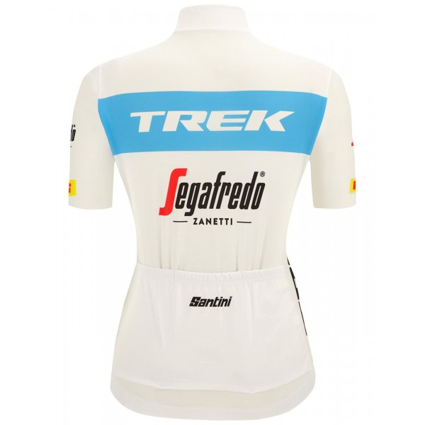 TREK-SEGAFREDO Damen Team 2022 Radtrikot kurzarm(langer Reißverschluss)