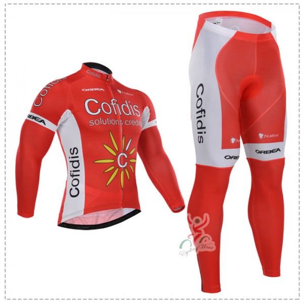 2015 Cofidis Fahrradbekleidung Radtrikot Satz Langarm und Lange Fahrradhose CCDE118 2015 Cofidis Fahrradbekleidung Radtrikot Satz Langarm und Lange Fahrradhose CCDE118